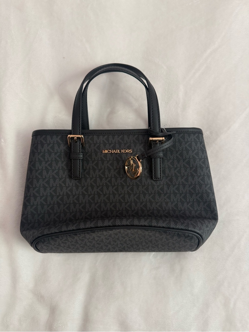 NWOT Michael Kors Black Logo Mini Bag